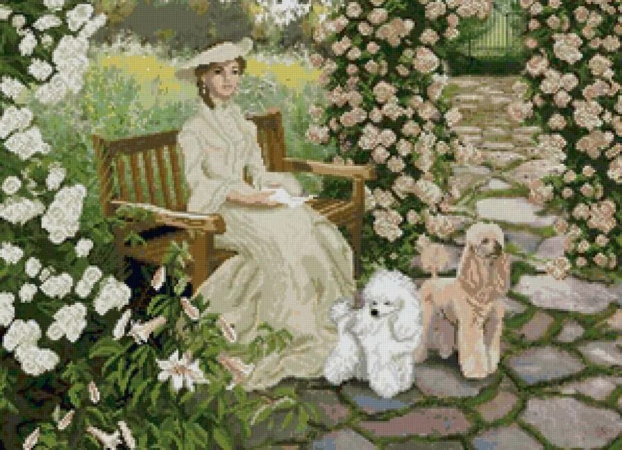 Дименшенс изящный век набор. Дименшенс прогулка в парке. Схема прогулка в парке. Dimensions прогулка в парке 35021. Вышивка леди шато дименсионс.