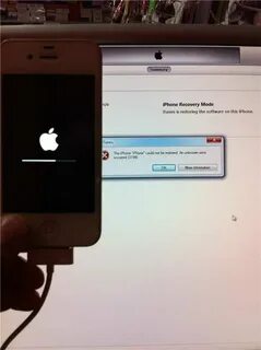 Ошибка восстановления iphone