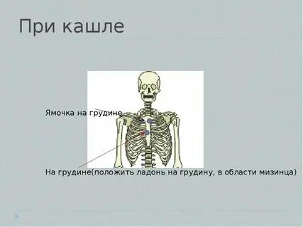 Кашель отдает в левую сторону