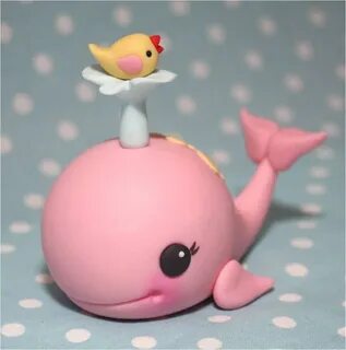 Фигурки из пластилина розовые