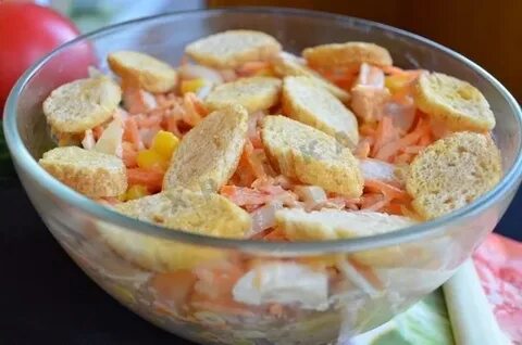 Сухарики с морковкой