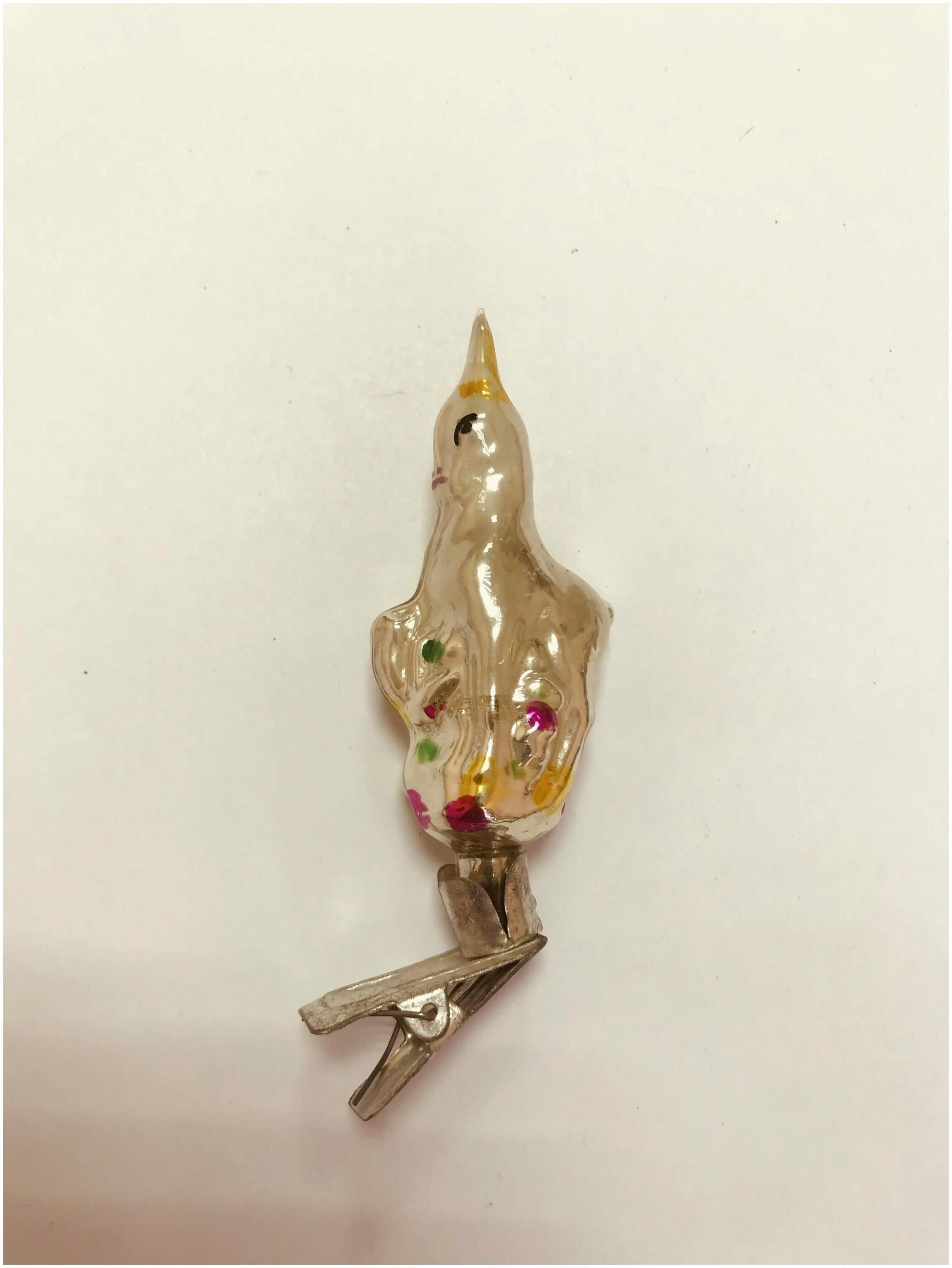 елочная игрушка серебряное копытце