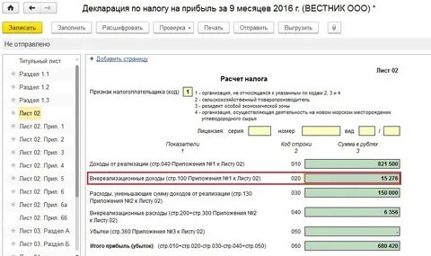 Расхождения ндс и прибыль доходы