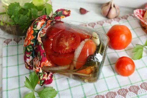 Помидоры половинками в масле на зиму