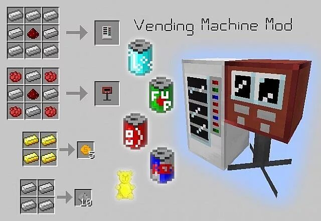 Как делать оружия в minecraft. Как зделать о ружее в ммаинкравте. Vending machine мод 1. Снайперская винтовка майнкрафт постройка. Торговый автомат майнкрафт постройка.