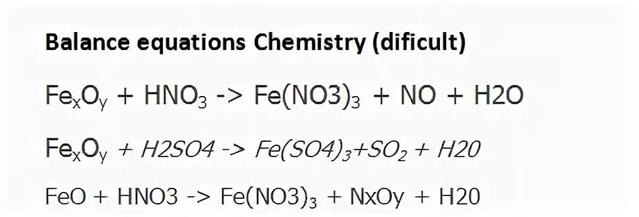 H2so3 fe no3 2