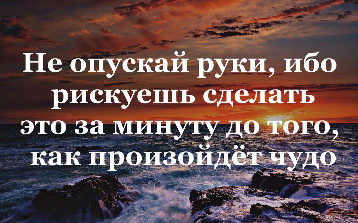 Часто бывает что чудеса. Афоризмы не опускать руки. Никогда не опускай руки цитаты. Афоризмы про руки опускаются. Не опускайте руки цитаты.