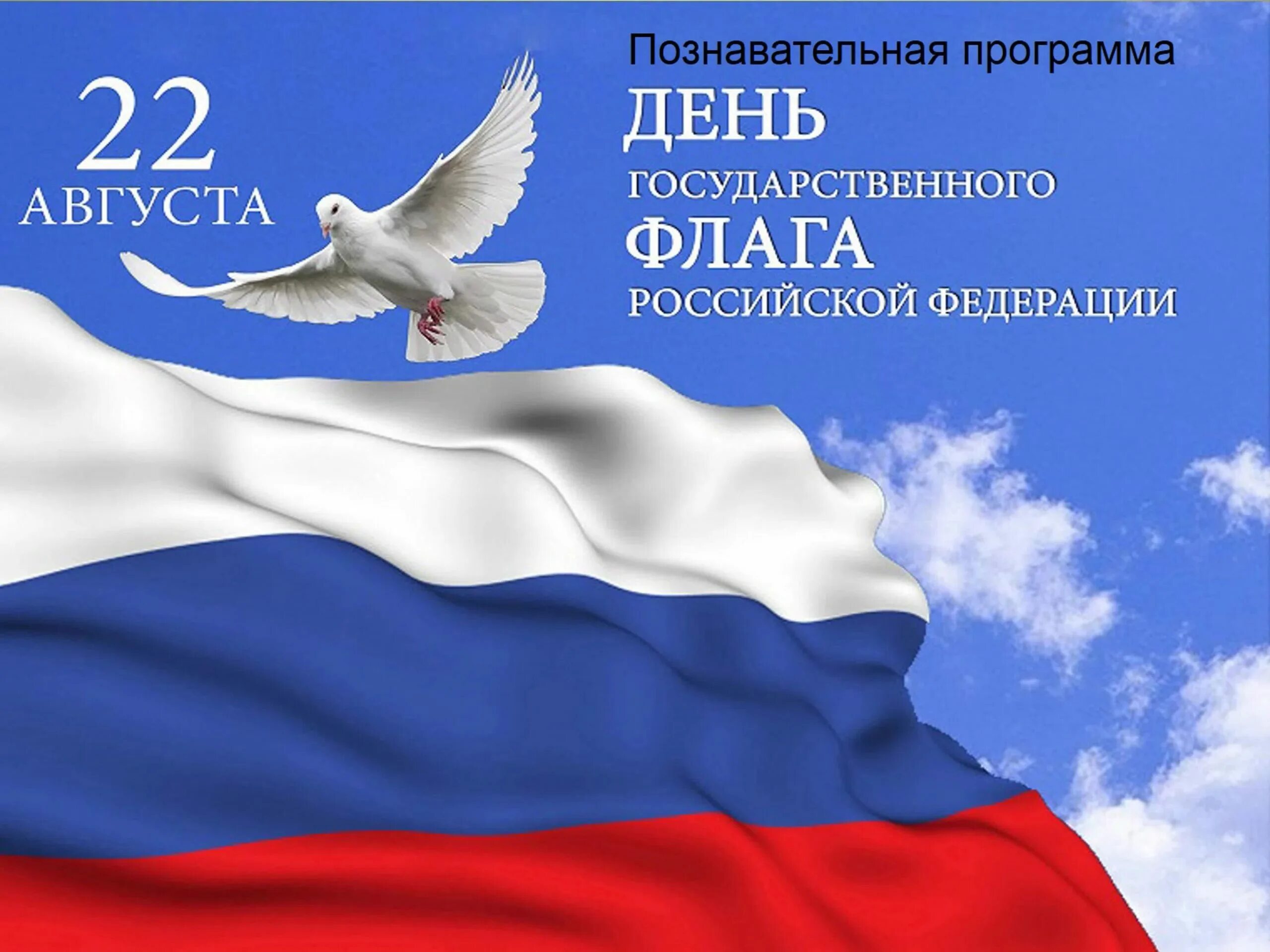 День флага сценарии. 22 Агустадень государственного флага. 22 Августа день гос флага РФ. Флаг России 22 августа. Праздник день государственного флага Российской Федерации.