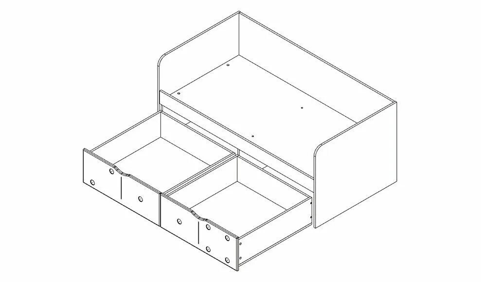 Сборка выдвижной кровати. Домино кровать ПМ 90.16. Кровать Домино ПМ 90.16 схема. Кровать детская с ящиками чертеж. Чертеж кровати с ящиками.