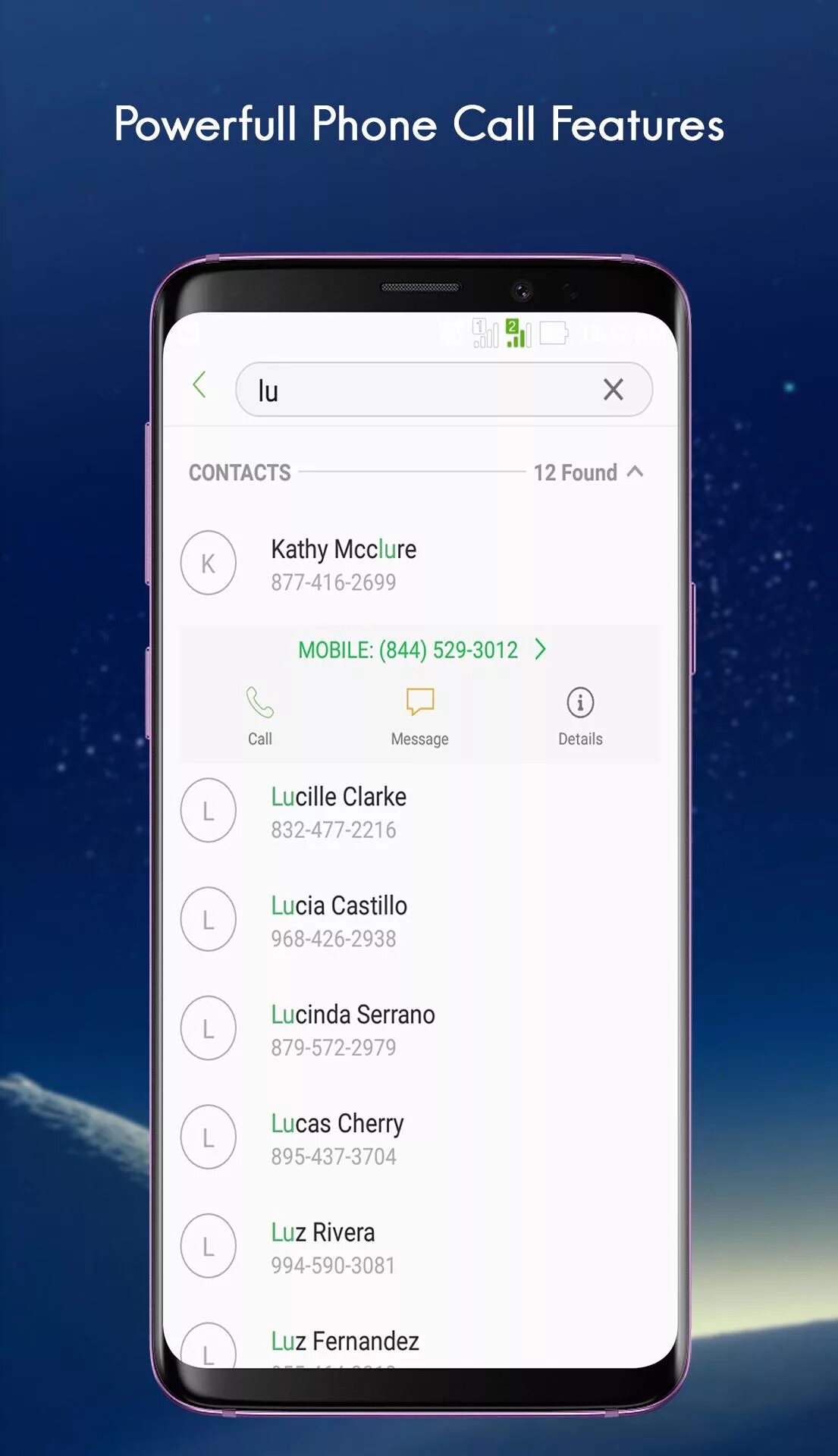 Колл 10. Samsung Android Dialer что это.