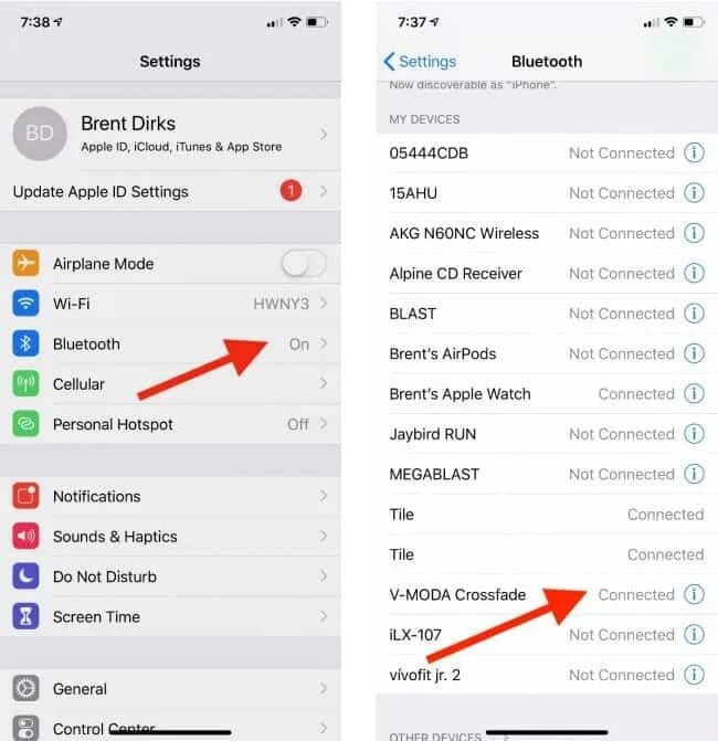 Iphone забыть устройство bluetooth. Проверка динамика на айфон. программа для чистки динамика iphone.