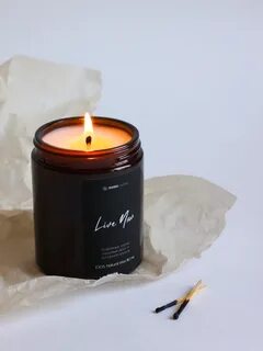 Коричневые свечи