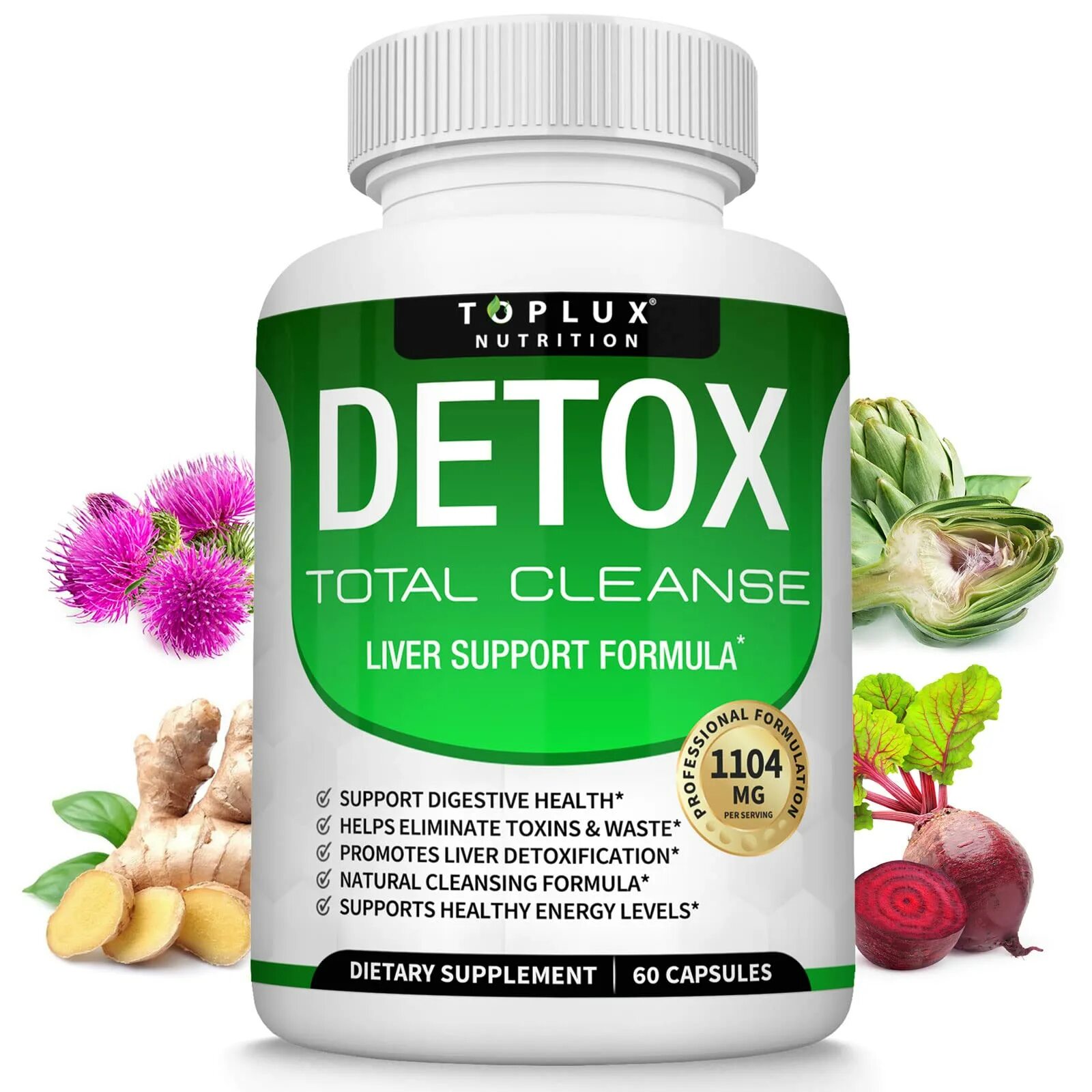 Liver Cleanser (Detox). Liver Detox support. Total Cleanse. Liver Detox support от Protocol for Life Balance,.