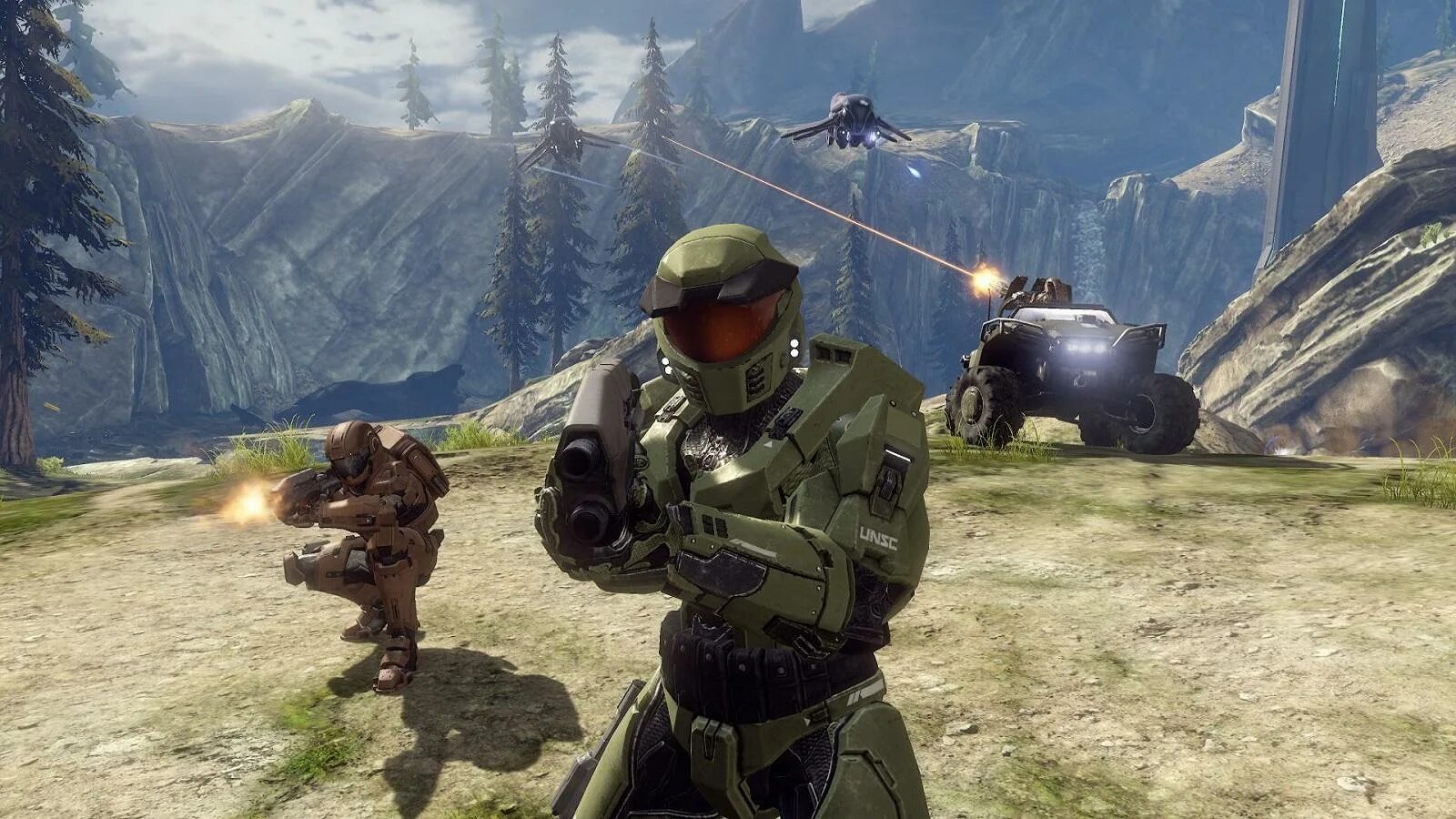 Команду новая игра. Halo combat evolved 2001. halo: combat evolved anniversary. halo игра 2001. хало combat evolved.