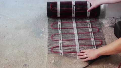 Электрический теплый пол на кухню