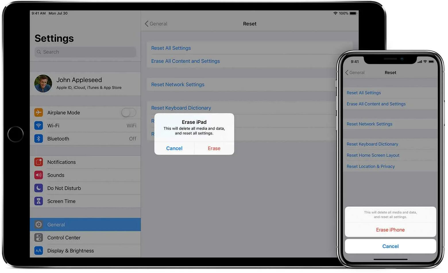 Как удалить данные перед продажей. Сброс настроек айфон. настройки apple. сбросить настройки на айфоне. стереть данные с айфона.