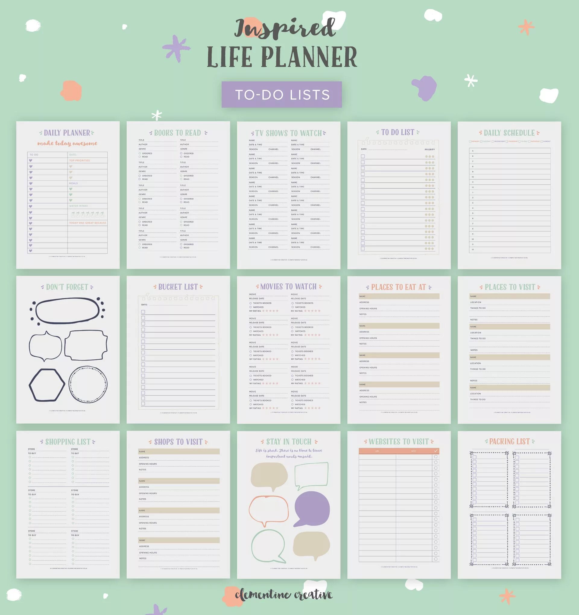 Planning list
