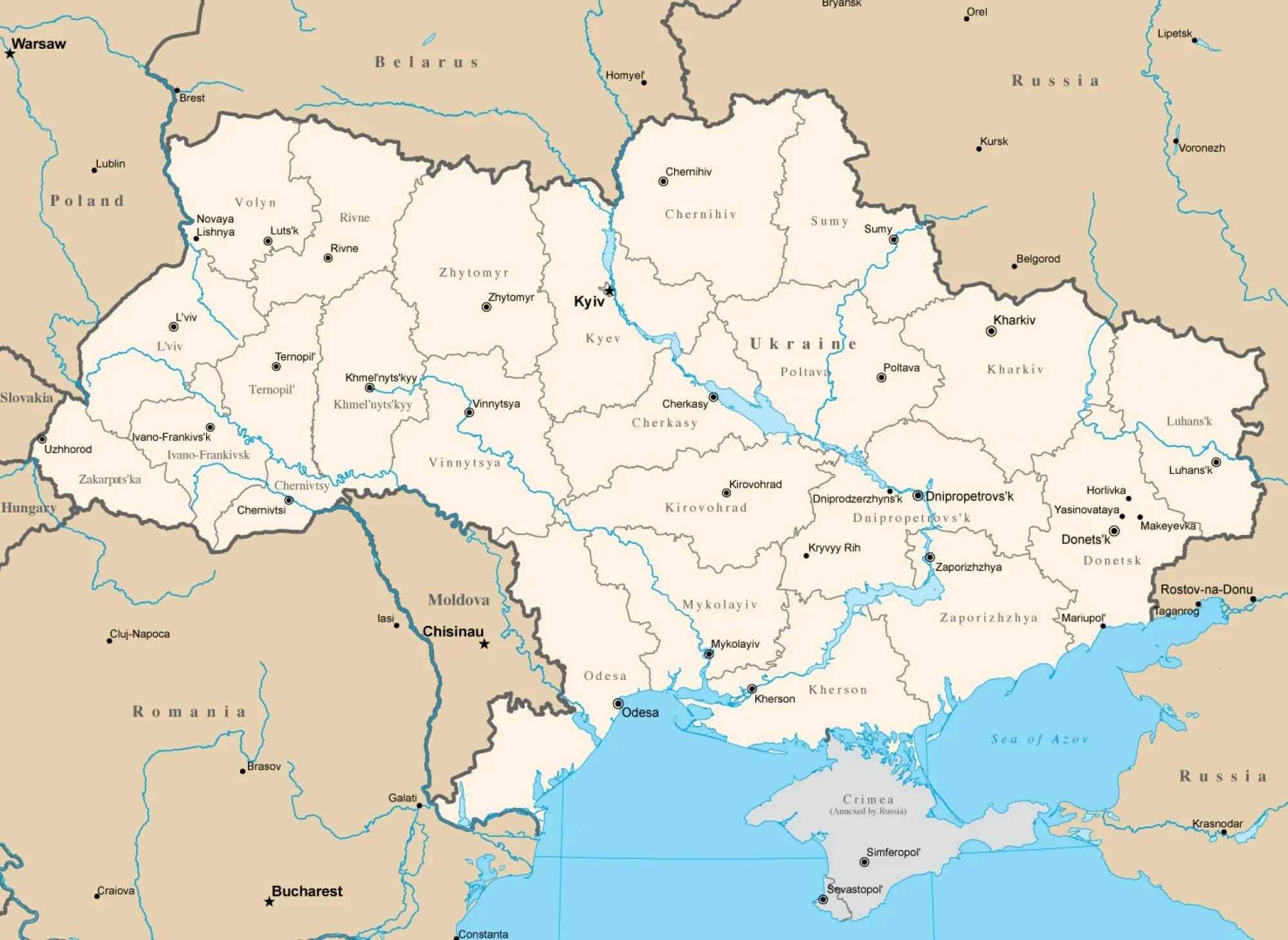 Политическая карта Украины. Полит карта Украины. Карта Украины географическая карта Украины. Карта Украины до 2014 года. Карты украины map