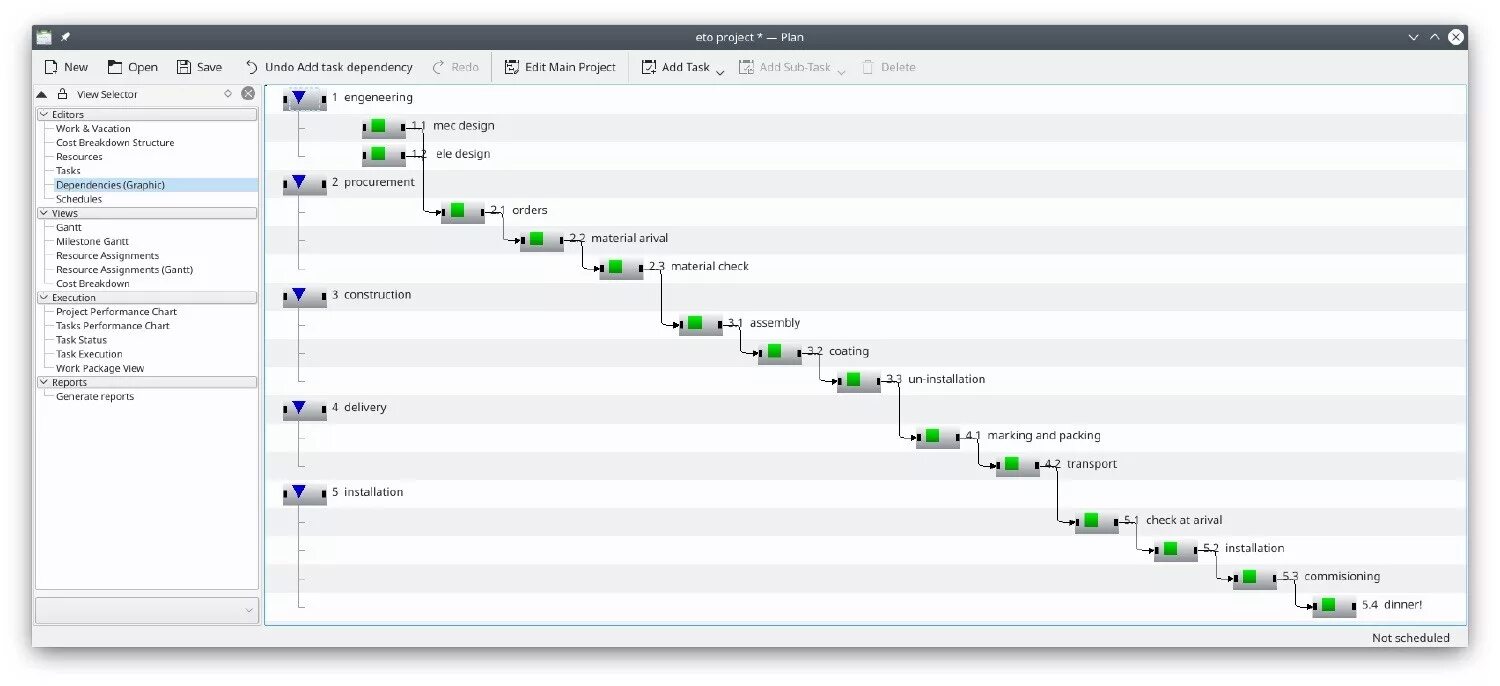 Open project update. Calligra plan. open project. kde диаграмма. calligra suite plan.