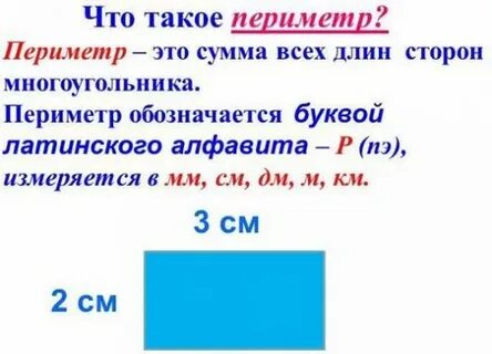 Все величины которые могут обозначать периметр квадрата