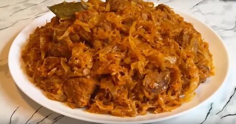 Рецепт как тушить капусту с мясом