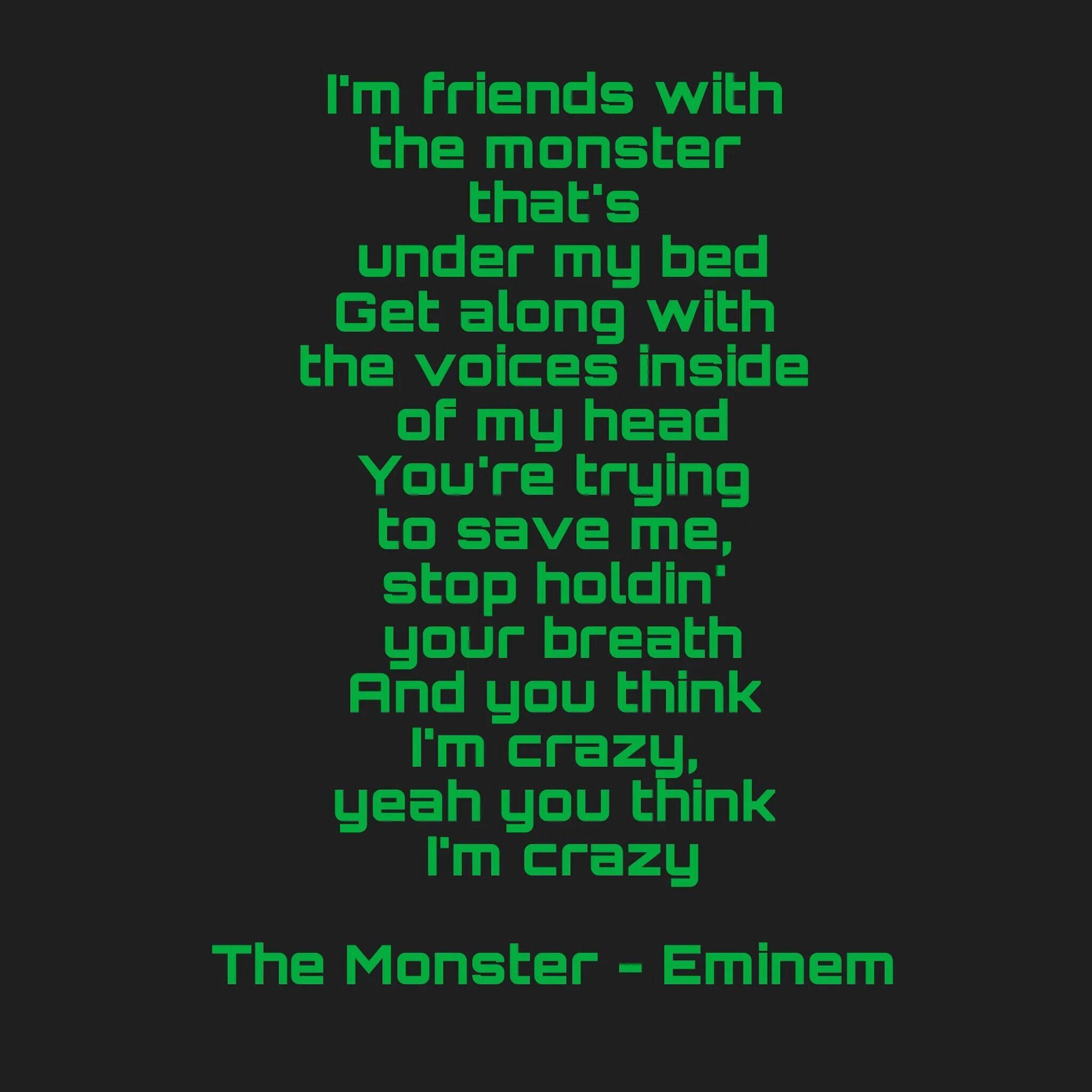 Like that baby monster текст. Monster текст. Monster Eminem текст. «The Monster», Eminem & Rihanna; текст. Monster Rihanna текст.