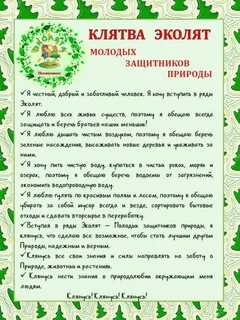 Лозунг эколят