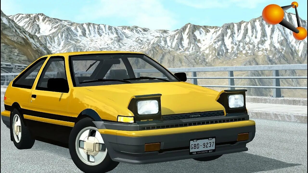 Beamng ae86. Тойота ае86 для бименджи драйв. ae86 crash test.