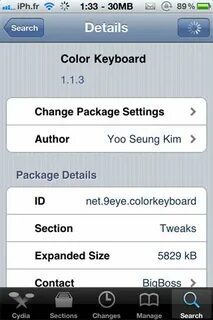 Search details