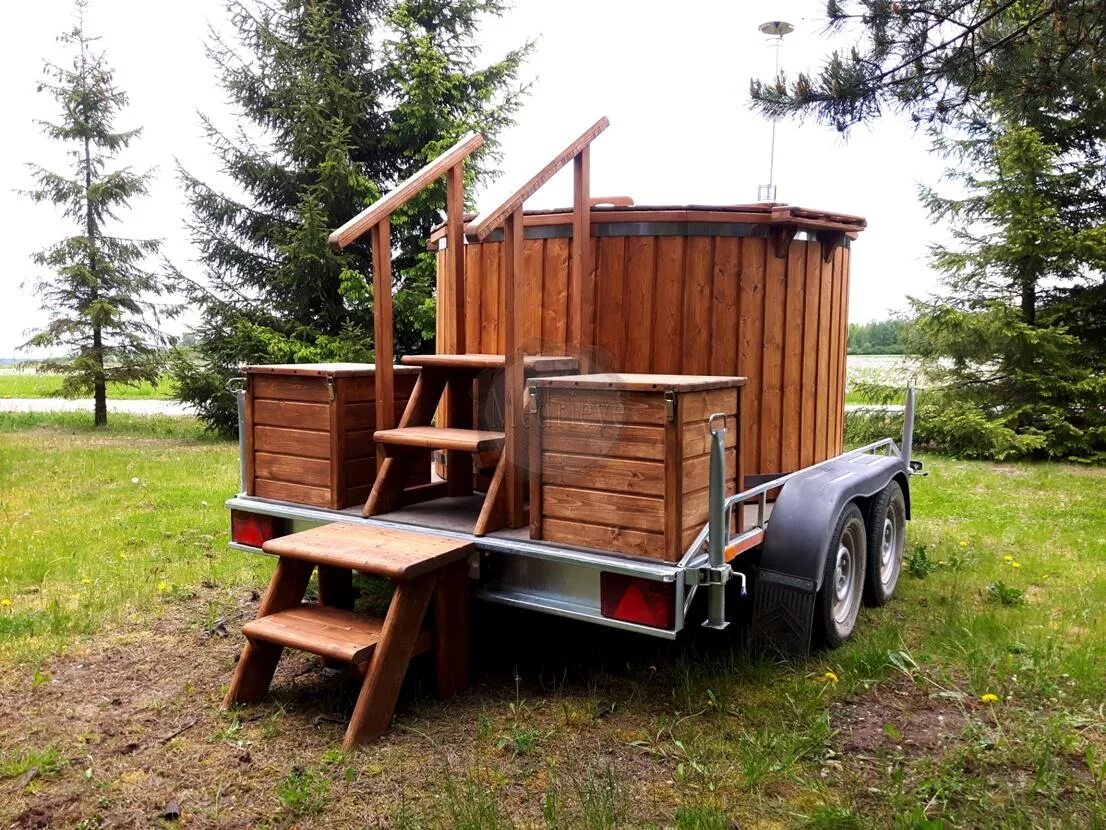 чан на колесах. чан на колесах. банный чан на колесах. чан купель на колесах. дежа 140л нержавейка подкатная к тмм-140.