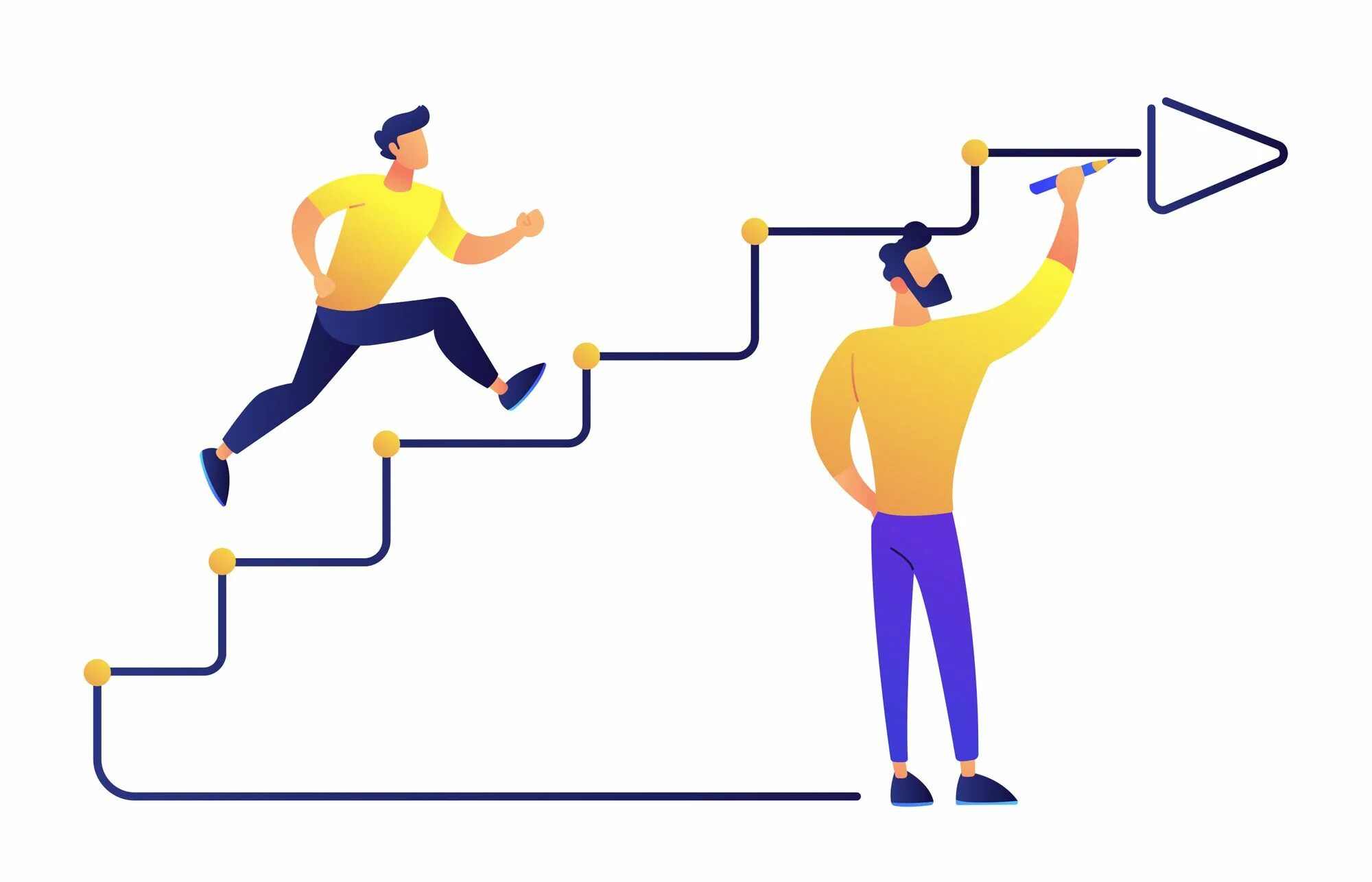 Подняться разработать