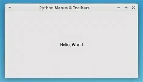 Меню python