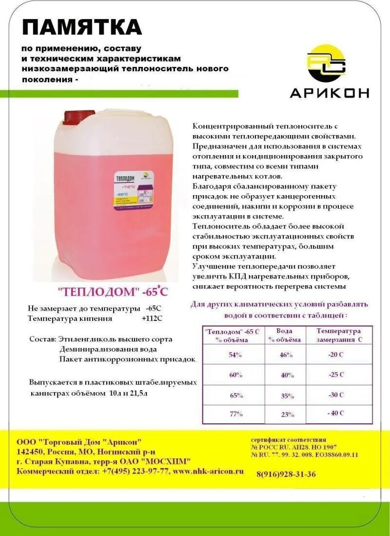 Что используется в качестве теплоносителей