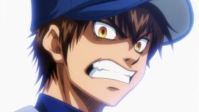 Sawamura eijun. Савамура путь аса. Аниме путь аса савамура. Daiya no ace савамура. Савамура эйдзюн.