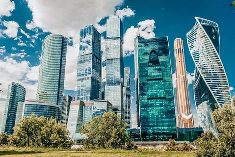Москва сити лето