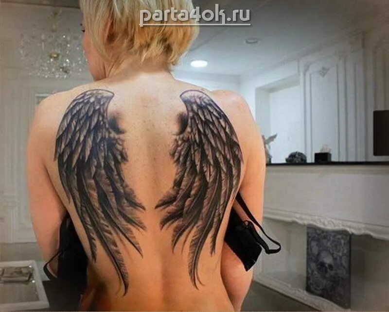 Крылья на спину тату фото Angel wings tattoo, Wings tattoo, Tattoos for guys