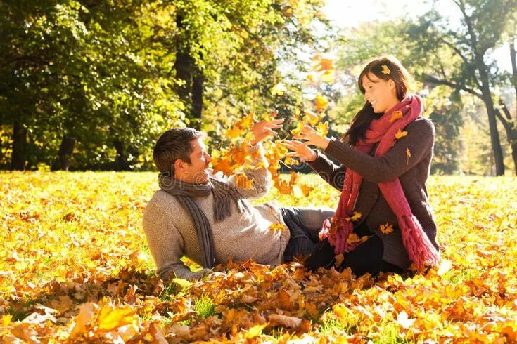 Autumn fall couple. Playing with leaves , #Aff, #fall, #Autumn, #couple, #leaves