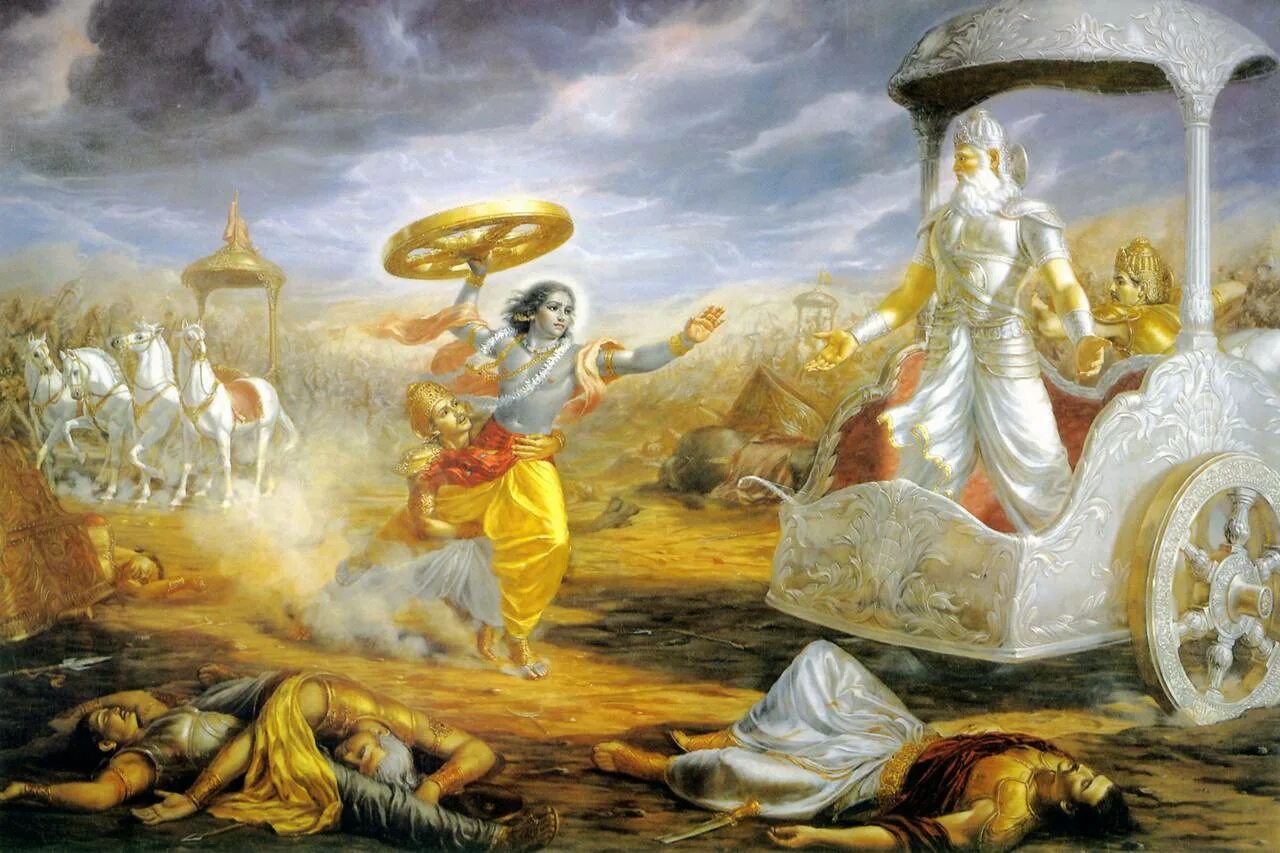 Битва ариев. Махабхарата эпос битва Курукшетра. Кришна и Арджуна на Курукшетре. Кришна и Арджуна Махабхарата.