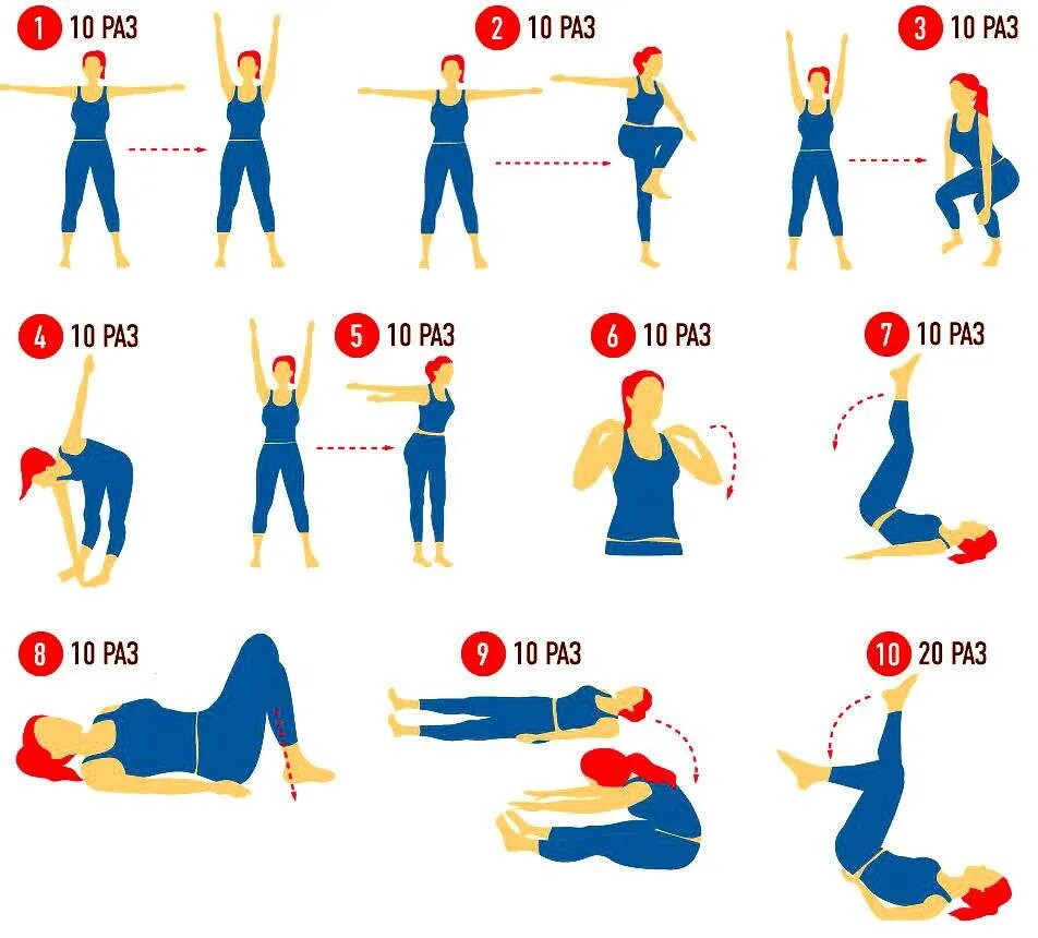 Минут зарядка. Комплекс упражнений утренней гимнастики 10 упражнений. Комплекс упражнений утренней гимнастики для женщин для похудения. Комплекс упражнений утренней гимнастики для женщин. Комплекс упражнений утренней гимнастики 10 упражнений для женщин.