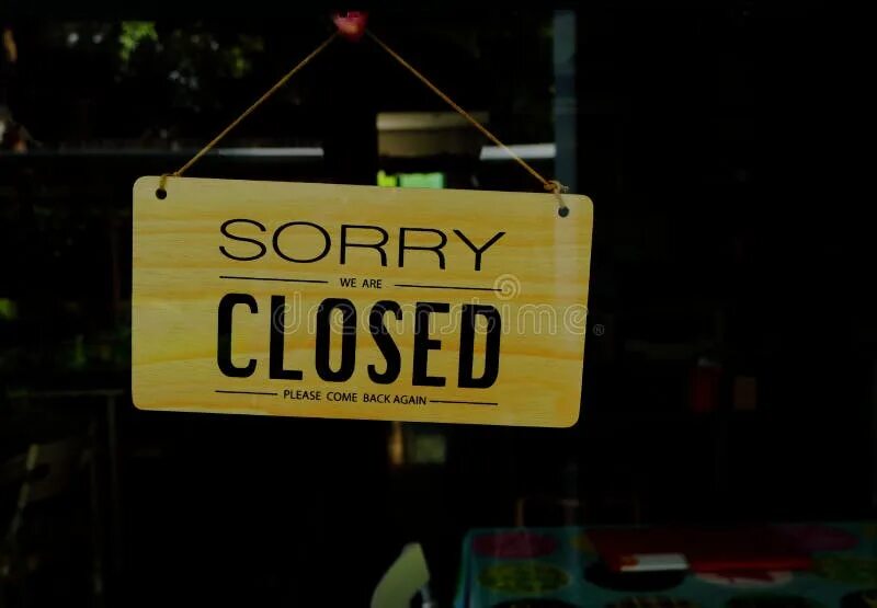 The window was closed