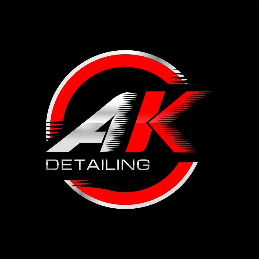 АК детейлинг. AK detailing Новосибирск. Детейлинг центр. Логотип детейлинга.