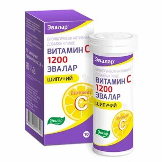 Шипучка эвалар витамин