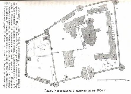План монастыря