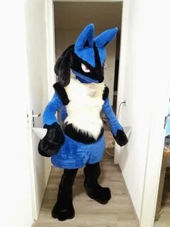 Lucario suit by Willowcookie -- Fur Affinity dot net.