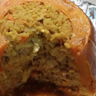 Рецепт фаршированной тыквы с мясом
