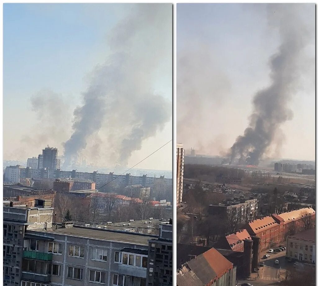 Что горит в калининграде сейчас. Пожар в калининграде. пожар в калининграде сейчас. калининград московский район пожар.