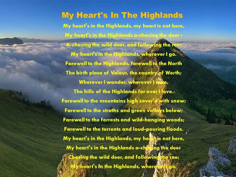 Стих my heart s in the highlands. My hearts in the highlands robert burns мое сердце в горах. My heart in the highlands текст стихотворения. Стихотворение my hearts in the highlands роберт бернс. Роберт бернс my heart in the highlands.