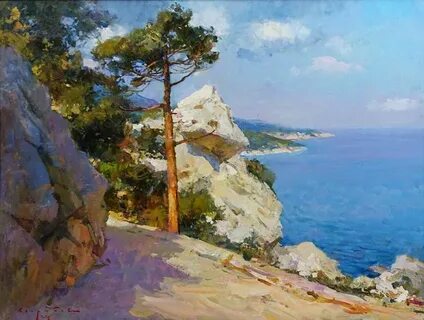 Картина крымский пейзаж