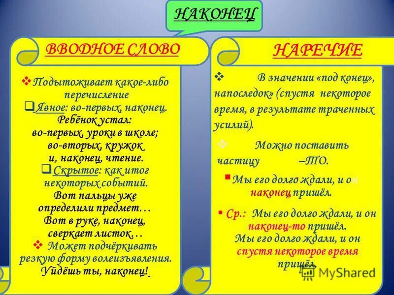 Наконец запятая нужна или