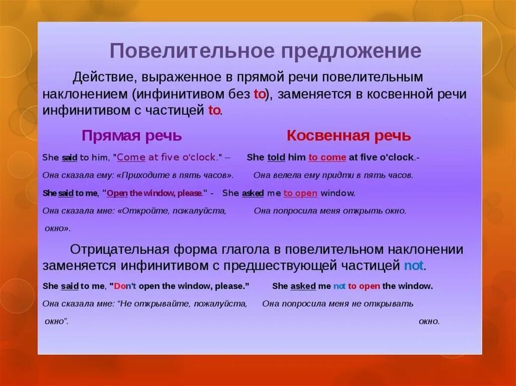 Проводи какое наклонение. Императивные предложения. Повелительное предложение. Повелитель нон предложение. Предложения в повелительном наклонении на английском.